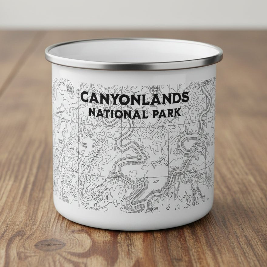 Canyonlands National Park topographic camp mug primary product image