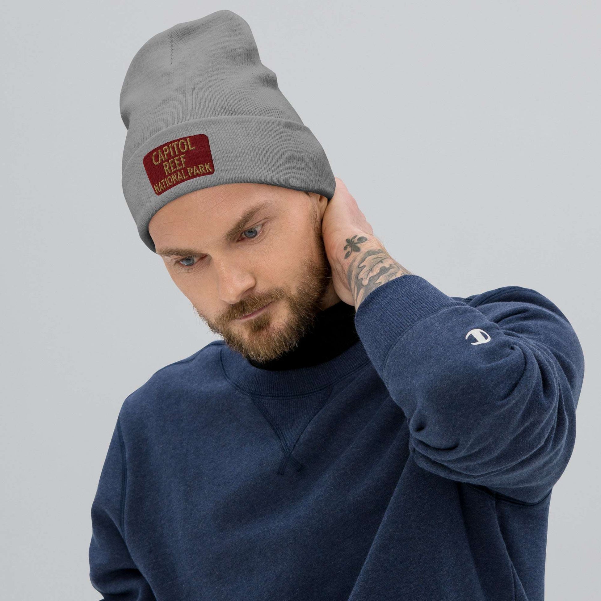 Capitol Reef Embroidered Beanie - Parks ApparelBeanie