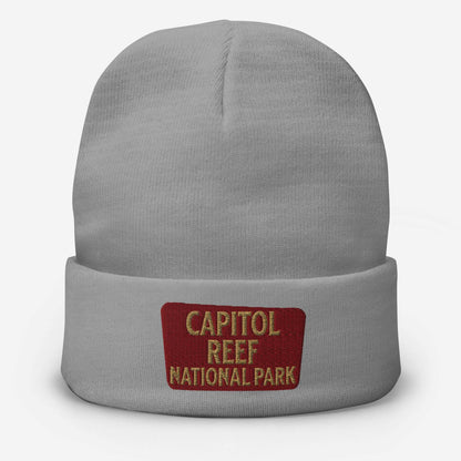 Capitol Reef Embroidered Beanie - Parks ApparelBeanie