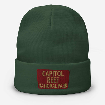 Capitol Reef Embroidered Beanie - Parks ApparelBeanie