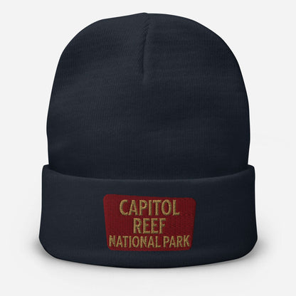 Capitol Reef Embroidered Beanie - Parks ApparelBeanie