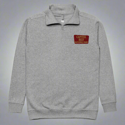 Capitol Reef National Park 1/4 Zip Fleece Pullover - Parks ApparelSweater