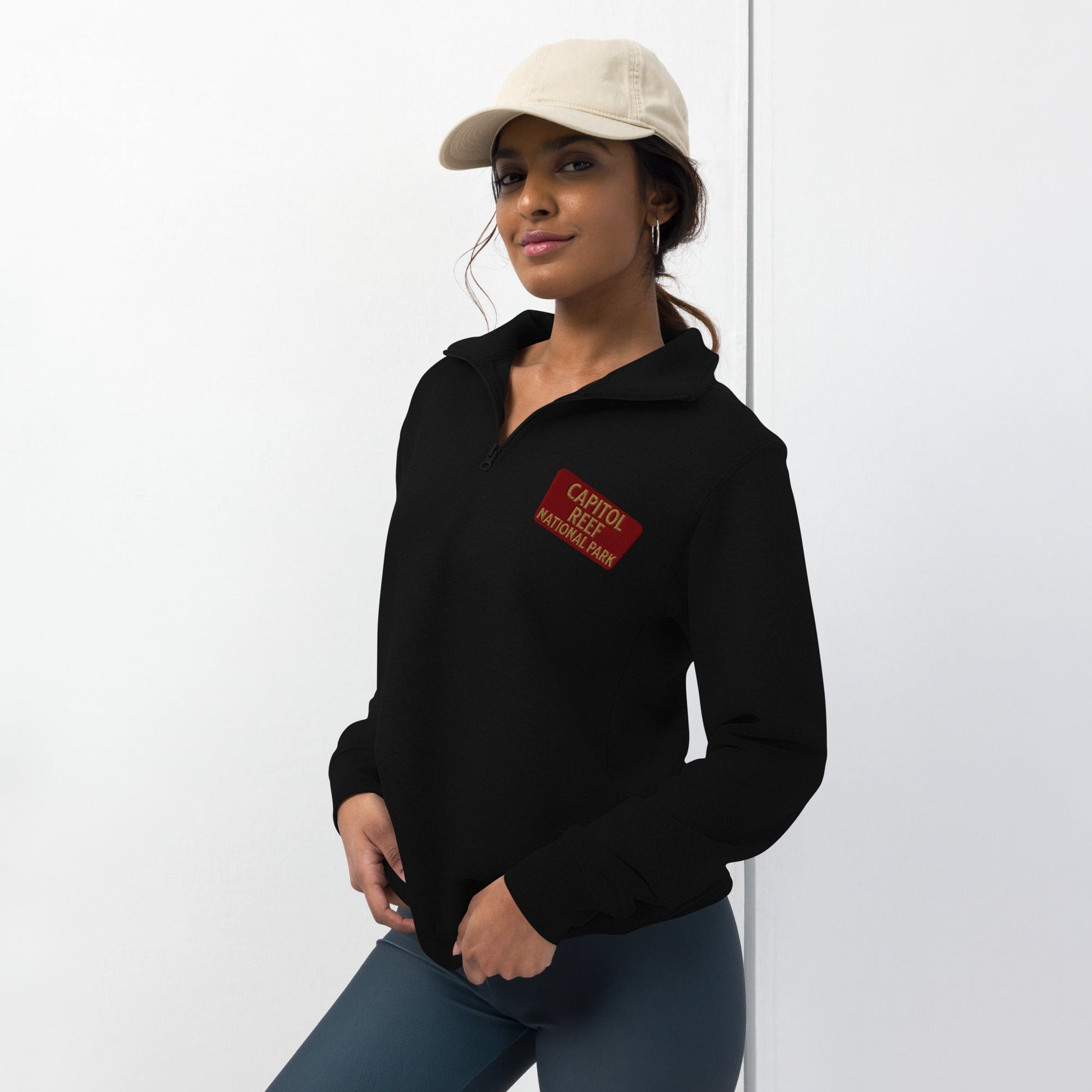 Capitol Reef National Park 1/4 Zip Fleece Pullover - Parks ApparelSweater
