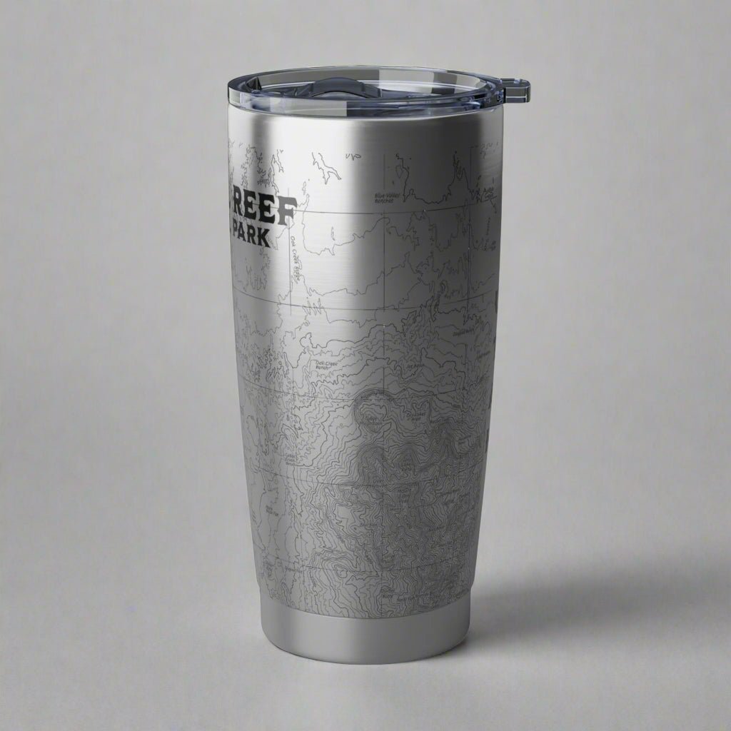 Capitol Reef National Park Topographic Insulated Tumbler - Parks ApparelMug