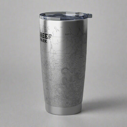 Capitol Reef National Park Topographic Insulated Tumbler - Parks ApparelMug