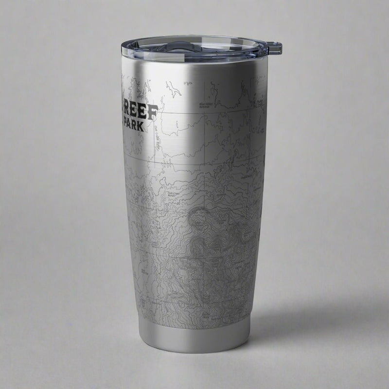 Capitol Reef National Park Topographic Insulated Tumbler - Parks ApparelMug