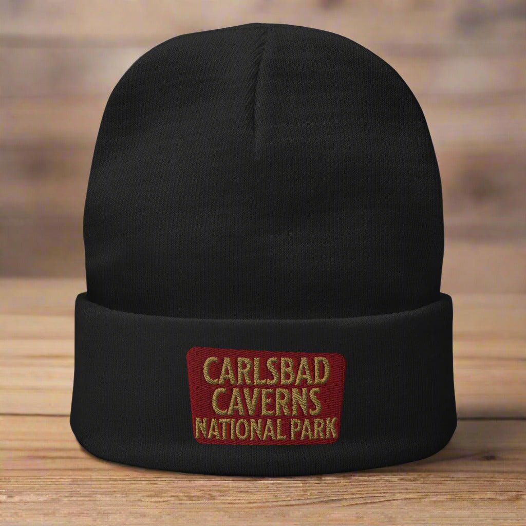 Carlsbad Caverns embroidered beanie primary product view