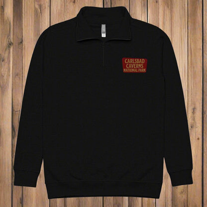 Carlsbad Caverns National Park 1/4 Zip Fleece Pullover - Parks ApparelSweater