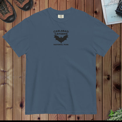 Carlsbad Caverns National Park premium embroidered t-shirt detail or alternate product view