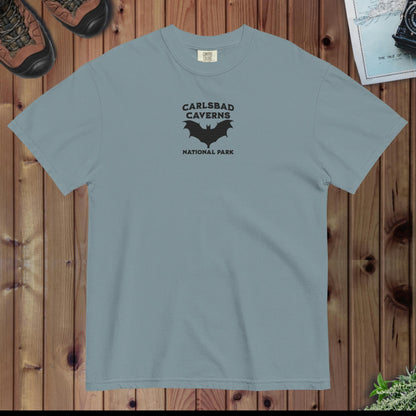 Carlsbad Caverns National Park premium embroidered t-shirt detail or alternate product view