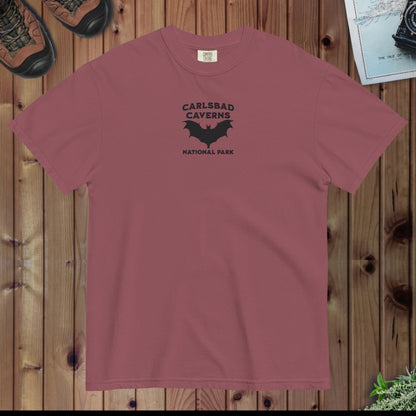 Carlsbad Caverns National Park premium embroidered t-shirt detail or alternate product view