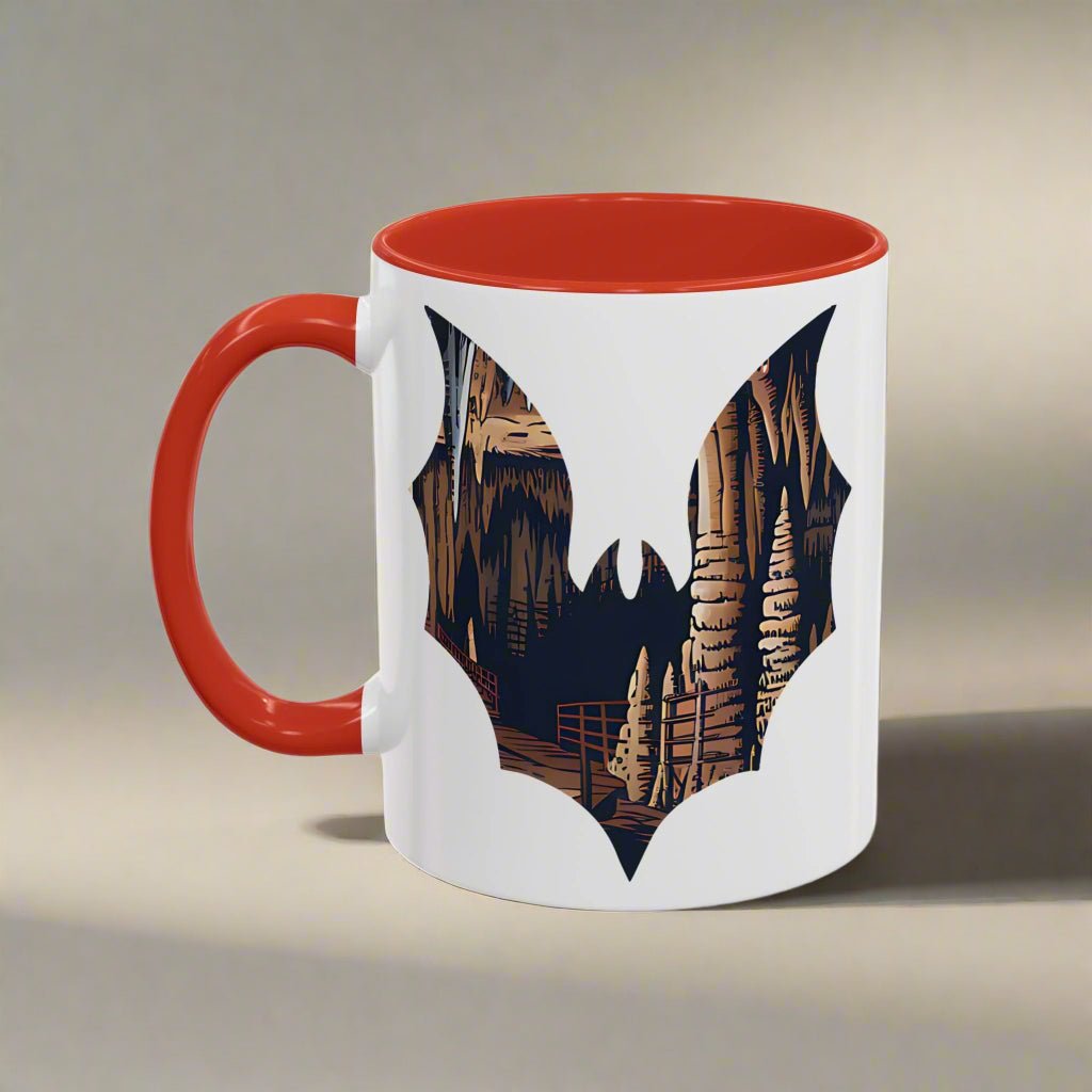 Carlsbad Caverns National Park bat colored coffee mug alternate product angle