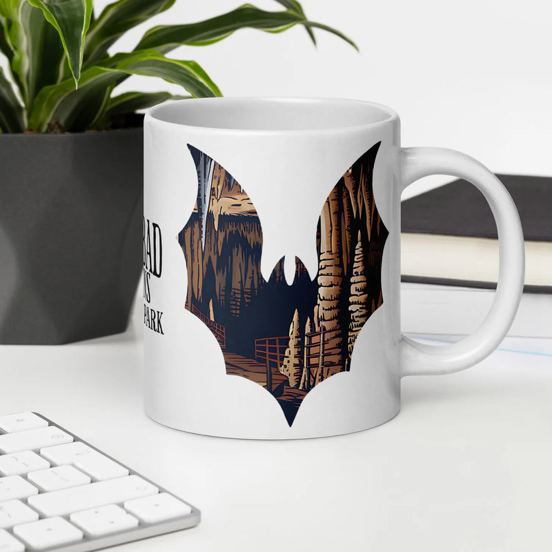 Carlsbad Caverns Park bat mug design detail or product variation