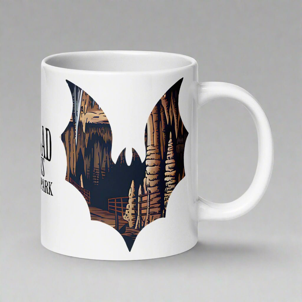 Carlsbad Caverns Park bat mug alternate product angle