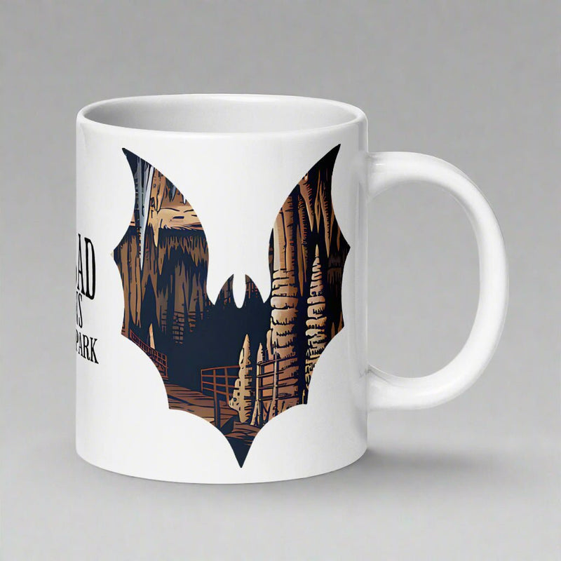 Carlsbad Caverns Park bat mug alternate product angle