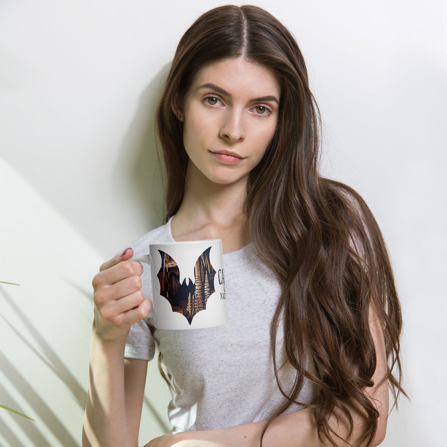 Carlsbad Caverns Park bat mug alternate product angle