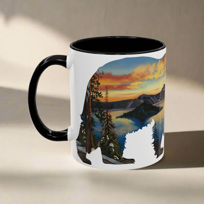 Crater Lake Bear Accent Mug - Parks ApparelMug