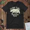 Crater Lake Bear National Park Topo T-shirt