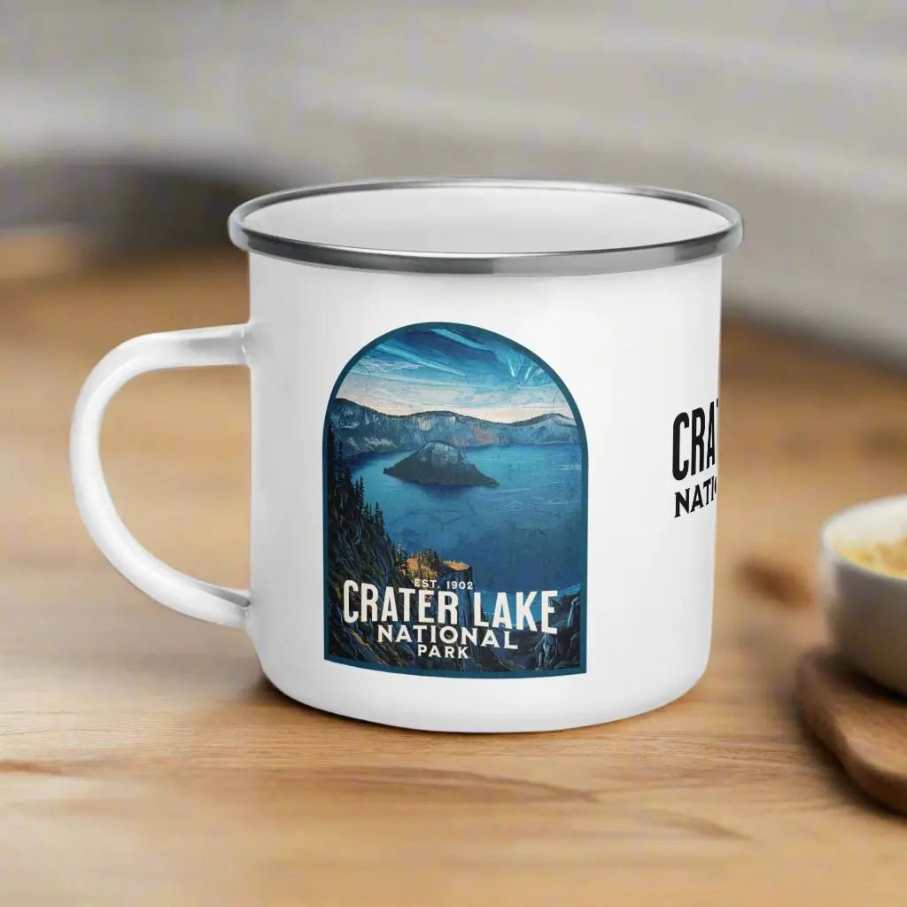 Crater Lake National Park Durable Enamel Camp Mug - Parks Apparel