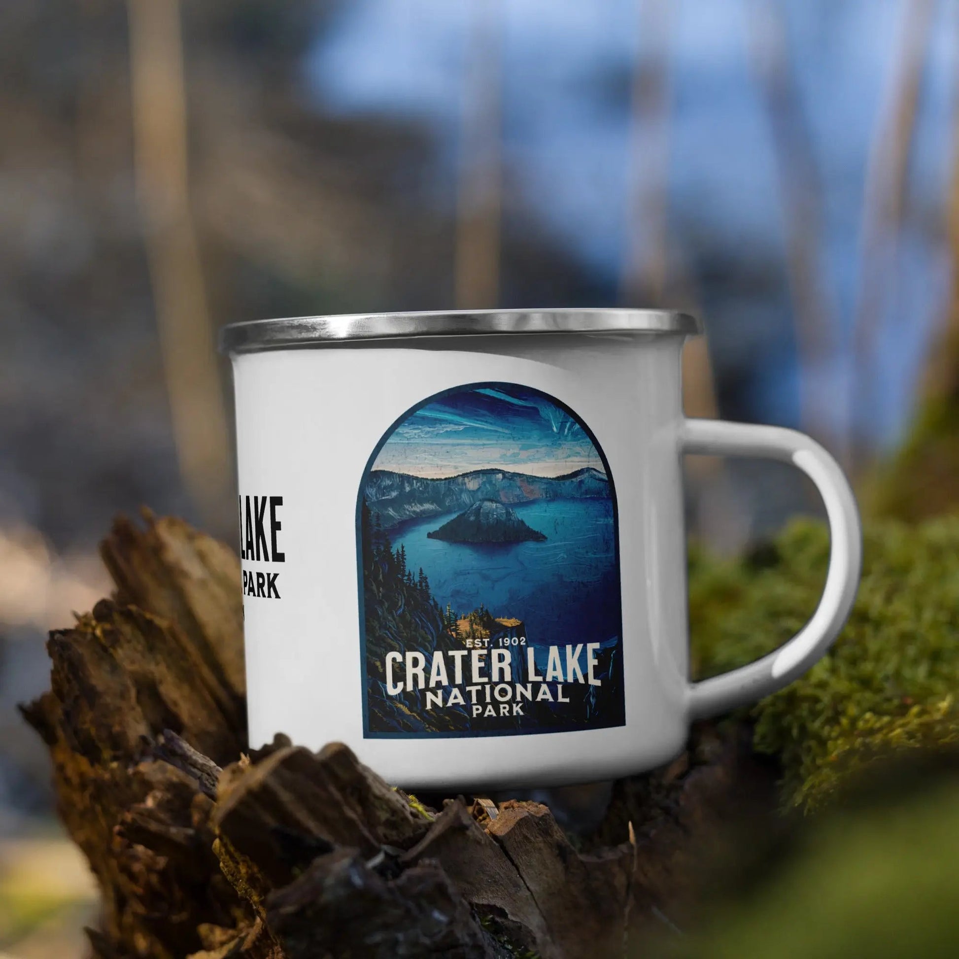 Crater Lake National Park Durable Enamel Camp Mug - Parks Apparel