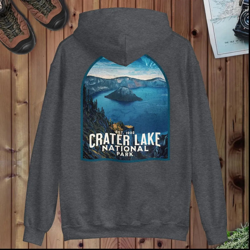 Crater Lake National Park hoodie alternate apparel color or product angle