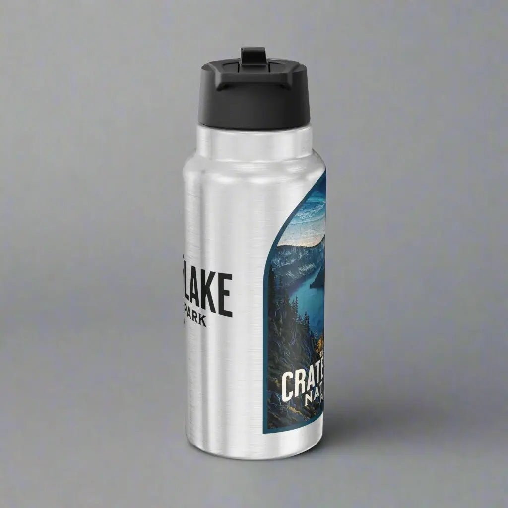 Crater Lake National Park Insulated Water Bottle Tumbler 32oz Oregon - Parks ApparelMug