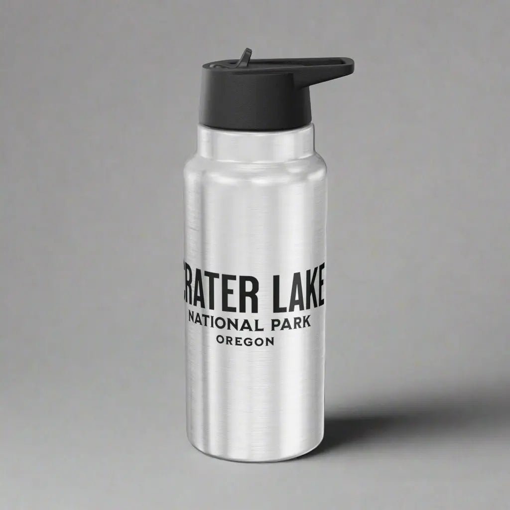 Crater Lake National Park Insulated Water Bottle Tumbler 32oz Oregon - Parks ApparelMug