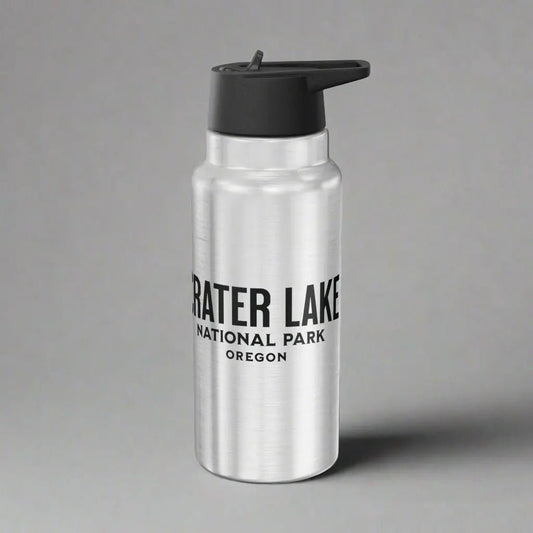 Crater Lake National Park Insulated Water Bottle Tumbler 32oz Oregon - Parks ApparelMug