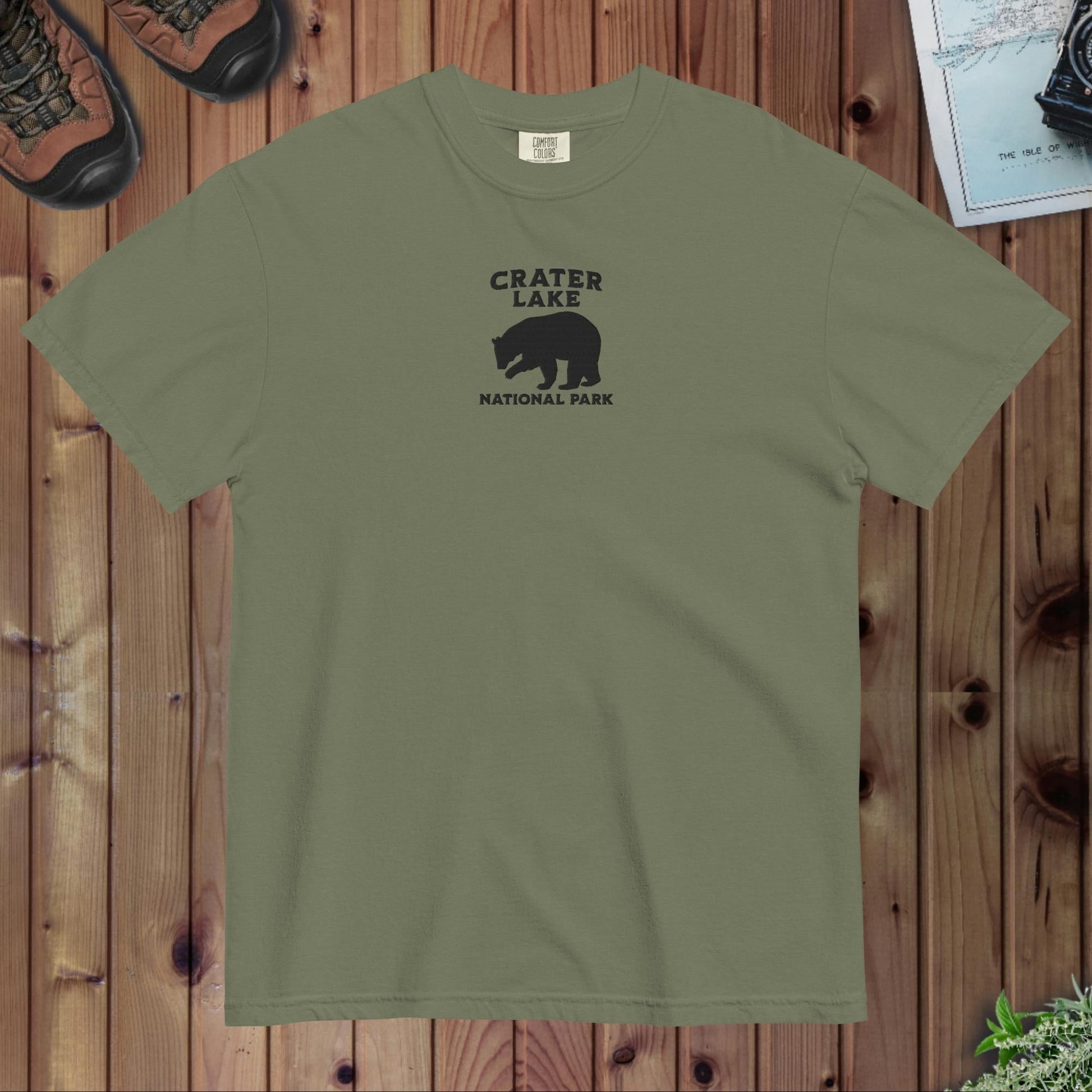 Crater Lake National Park Premium Embroidered T-shirt - Parks ApparelT-Shirt