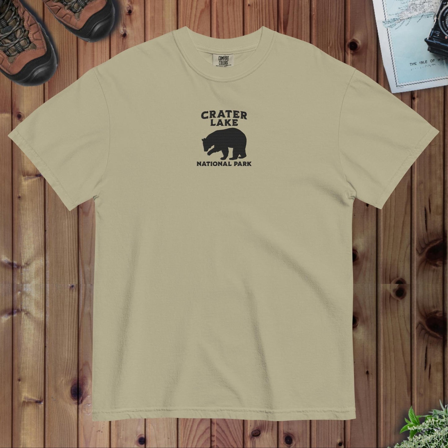 Crater Lake National Park Premium Embroidered T-shirt - Parks ApparelT-Shirt