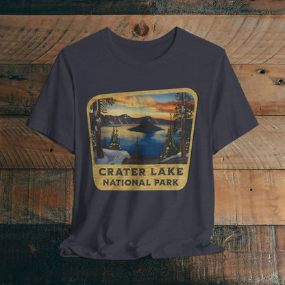 Crater Lake National Park T-Shirt Wood Sign - Parks ApparelT-Shirt