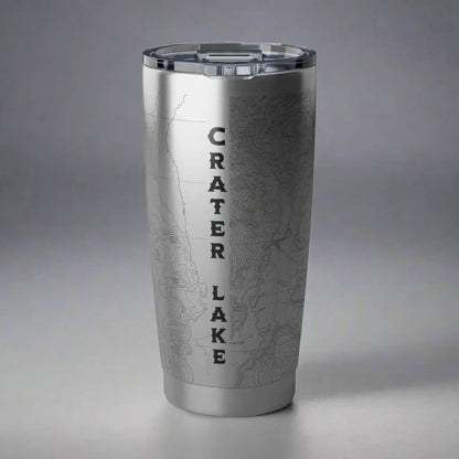 Crater Lake National Park Topographic Tumbler 20oz - Parks ApparelDrinkware