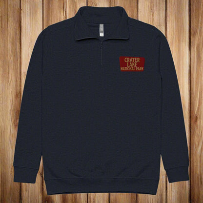 Crater Lake Unisex 1/4 Zip Fleece Pullover - Parks ApparelSweatshirt