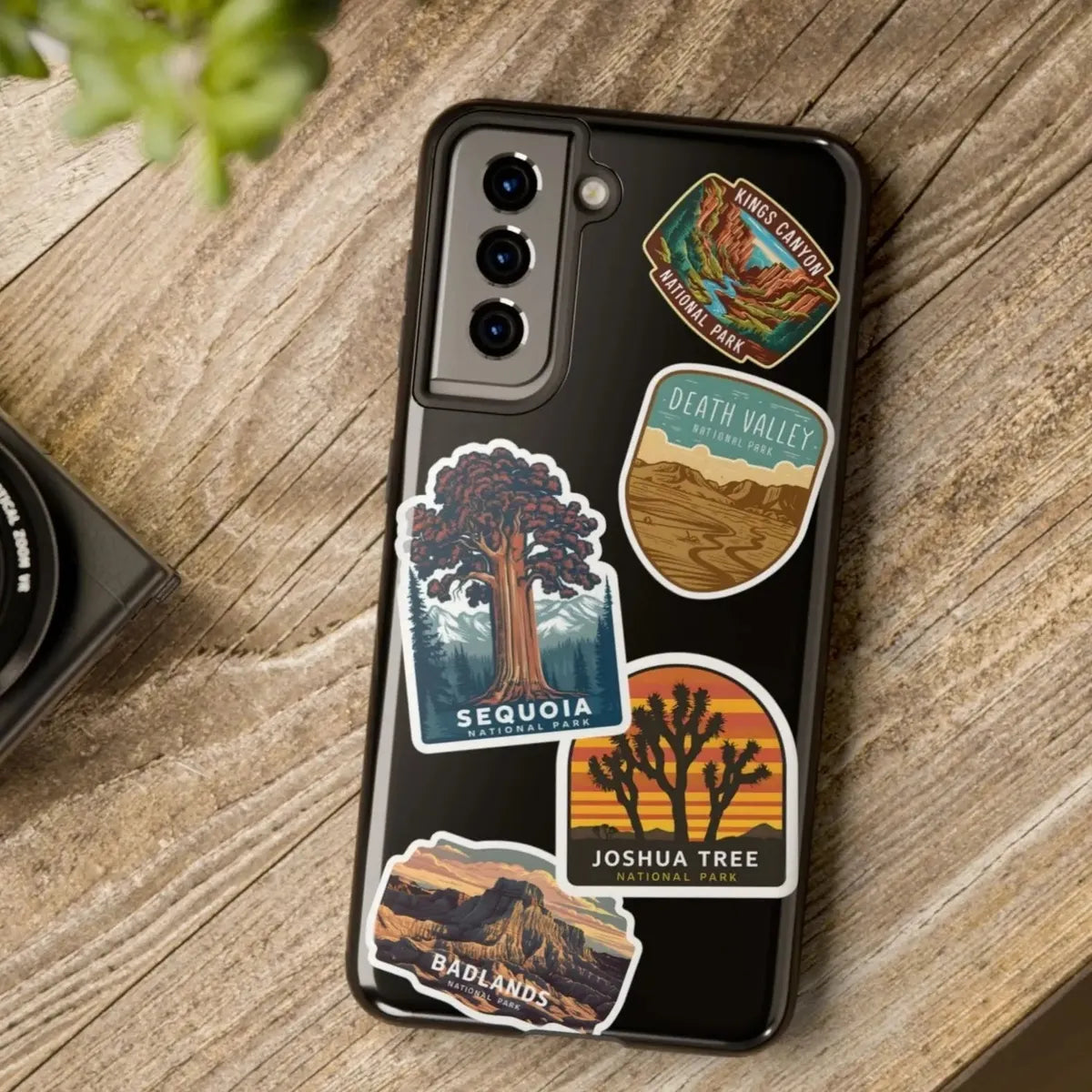 Custom National Park Sticker Style Printed Phone Case Personalize Your Phone Protector (iPhone 7 - 15) (Galaxy 21 - 24) - Parks ApparelPhone Case