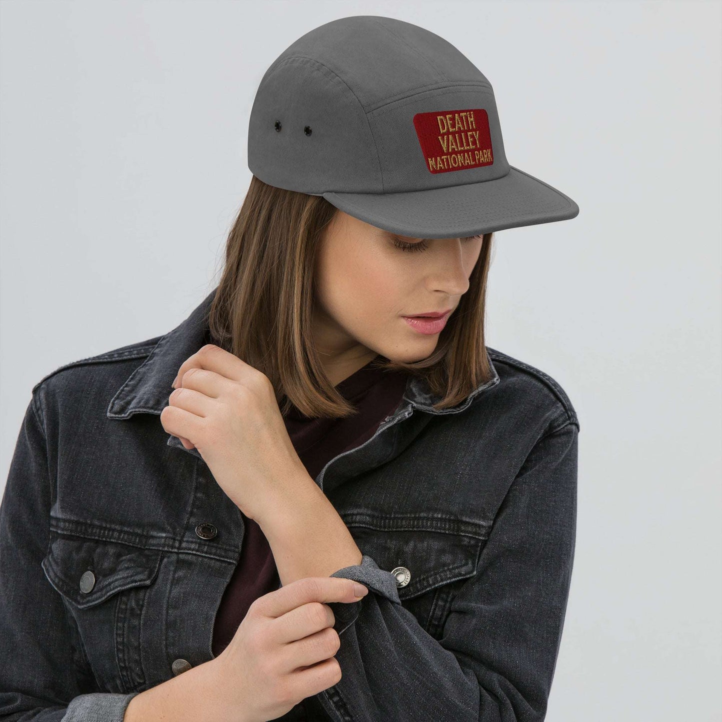 Death Valley embroidered 5-panel hat alternate product angle