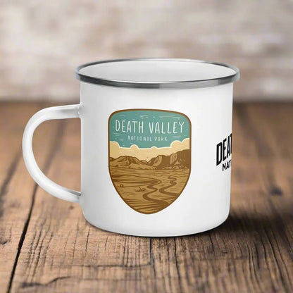 Death Valley National Park durable enamel camp mug shown as primary product image