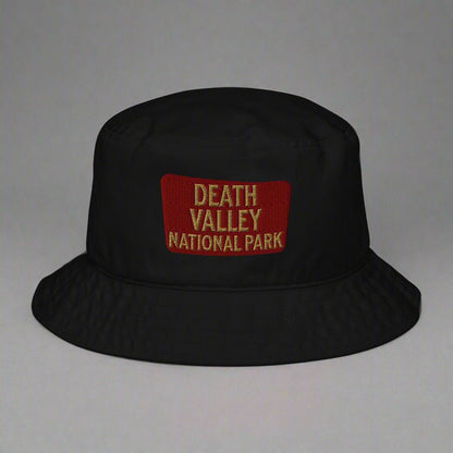Death Valley National Park embroidered organic bucket hat alternate product angle