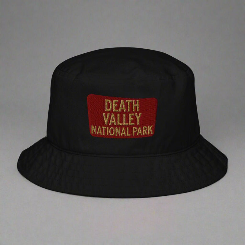 Death Valley National Park embroidered organic bucket hat alternate product angle