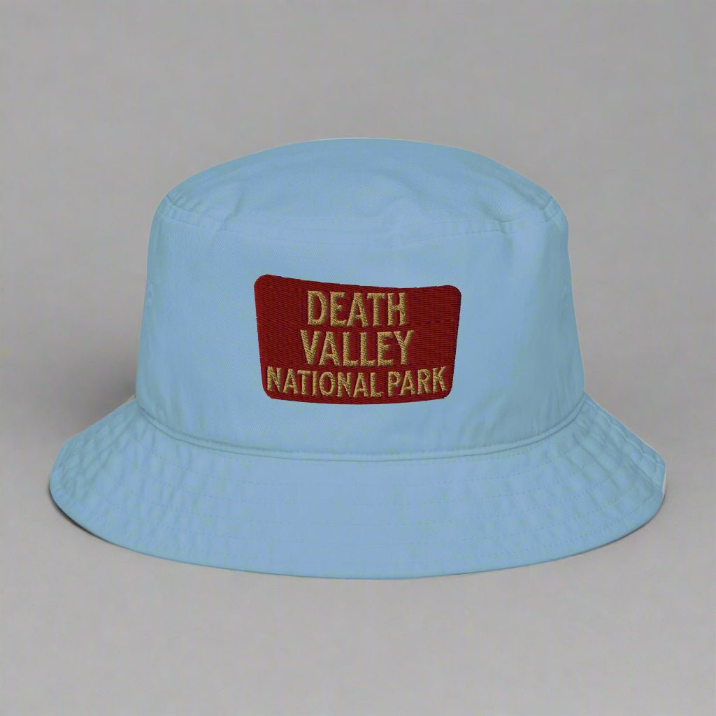 Death Valley National Park embroidered organic bucket hat alternate product angle