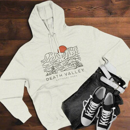 Death Valley National Park desert dunes fleece hoodie primary product view