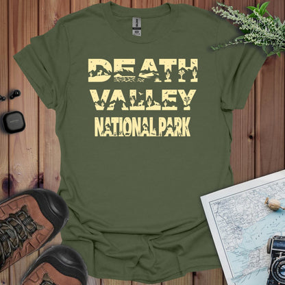 Death Valley National Park graphic t-shirt alternate apparel color or product angle
