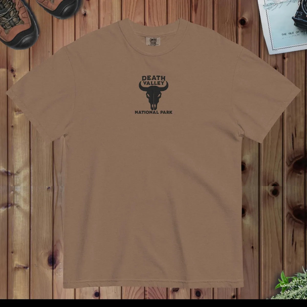 Death Valley National Park Premium Embroidered T-shirt - Parks ApparelT-Shirt