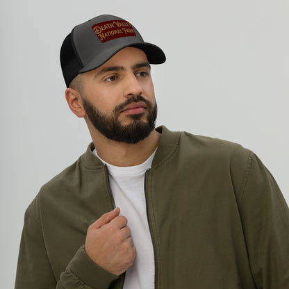 Death Valley National Park Sign Embroidered Trucker Cap - Parks Apparelhat