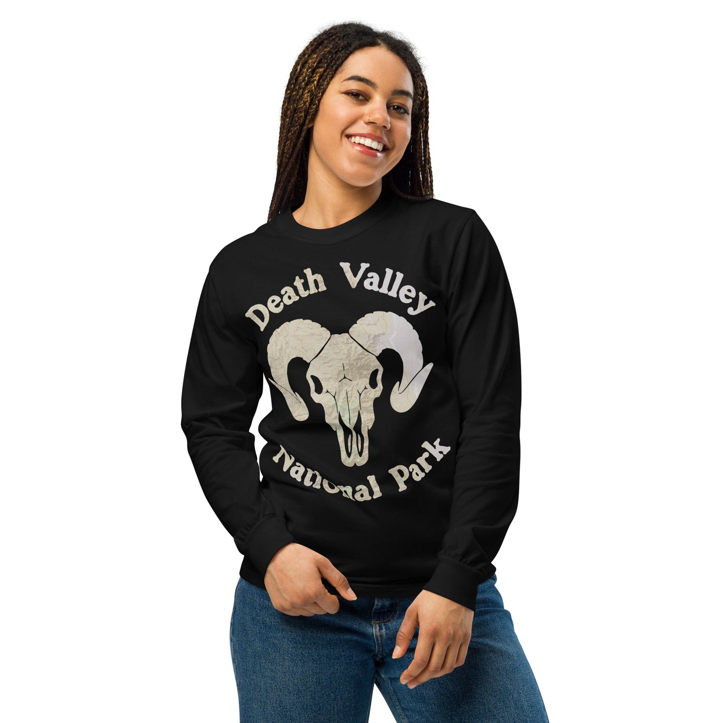 Death Valley Ram Heavyweight Long Sleeve Topo Tee - Parks ApparelLong - sleeve