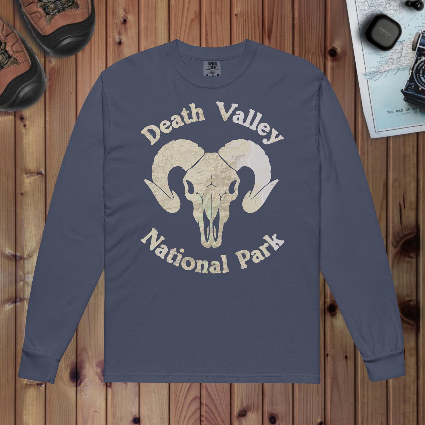 Death Valley Ram Heavyweight Long Sleeve Topo Tee - Parks ApparelLong - sleeve