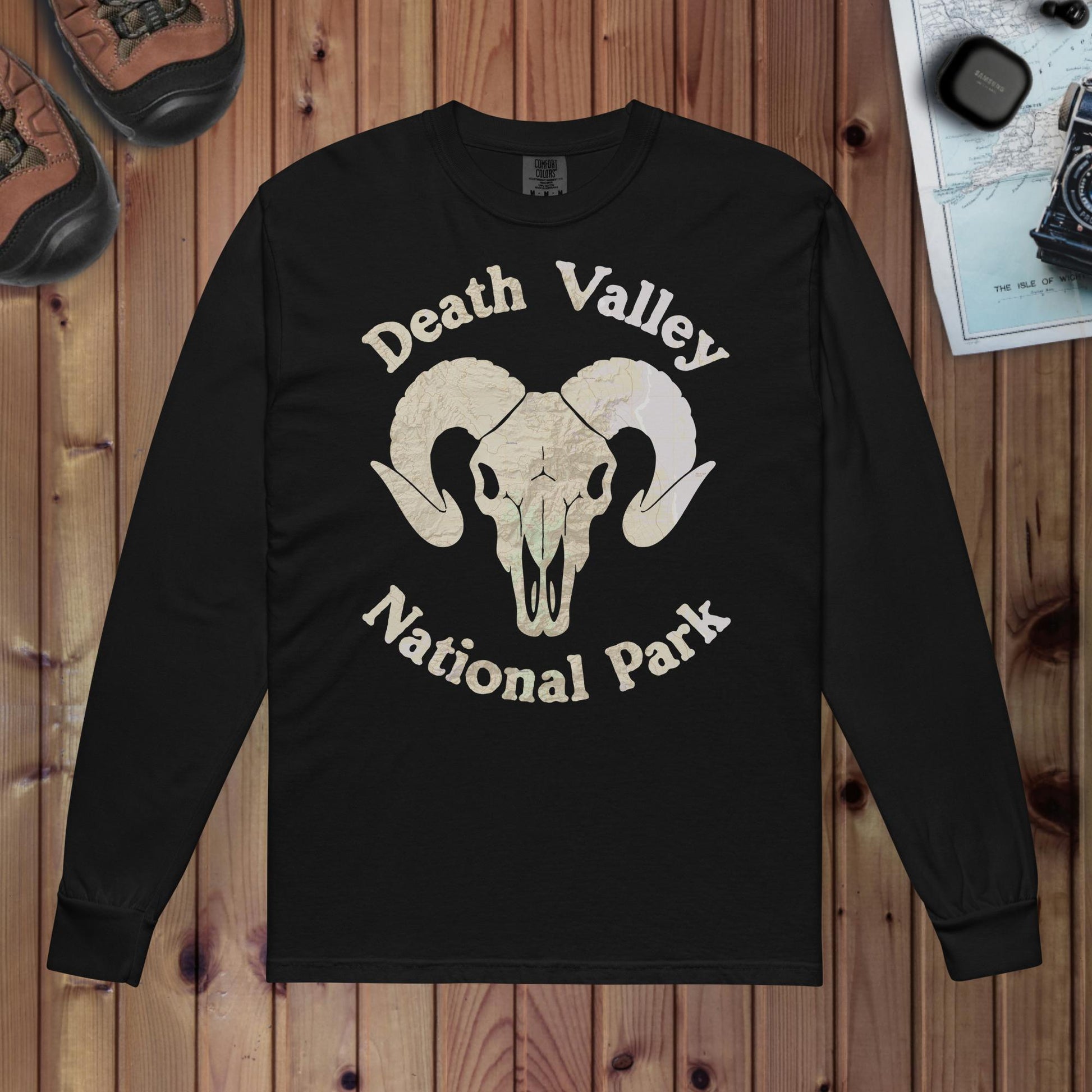 Death Valley Ram Heavyweight Long Sleeve Topo Tee - Parks ApparelLong - sleeve