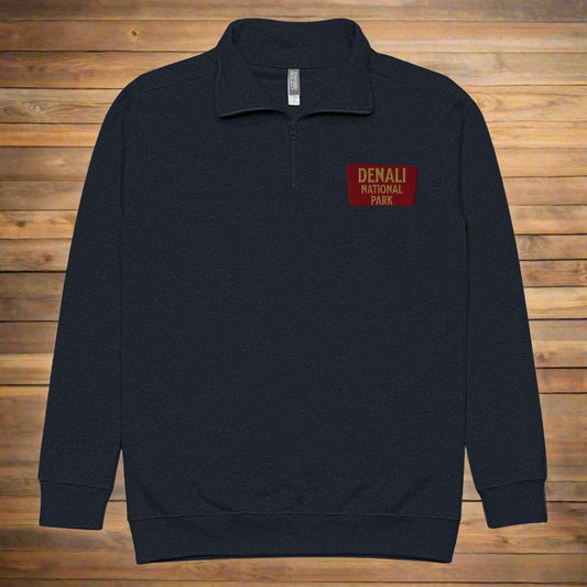 Denali National Park 1/4 Zip Fleece Pullover - Parks Apparel