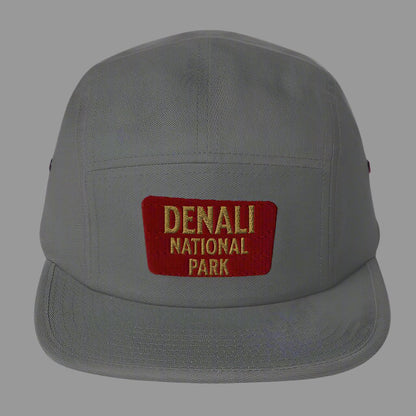 Denali National Park 5-panel hat shown in lifestyle or modeled setting