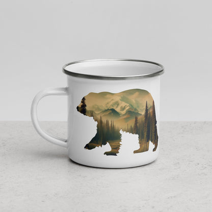 Denali National Park mountain bear durable camp mug alternate product view