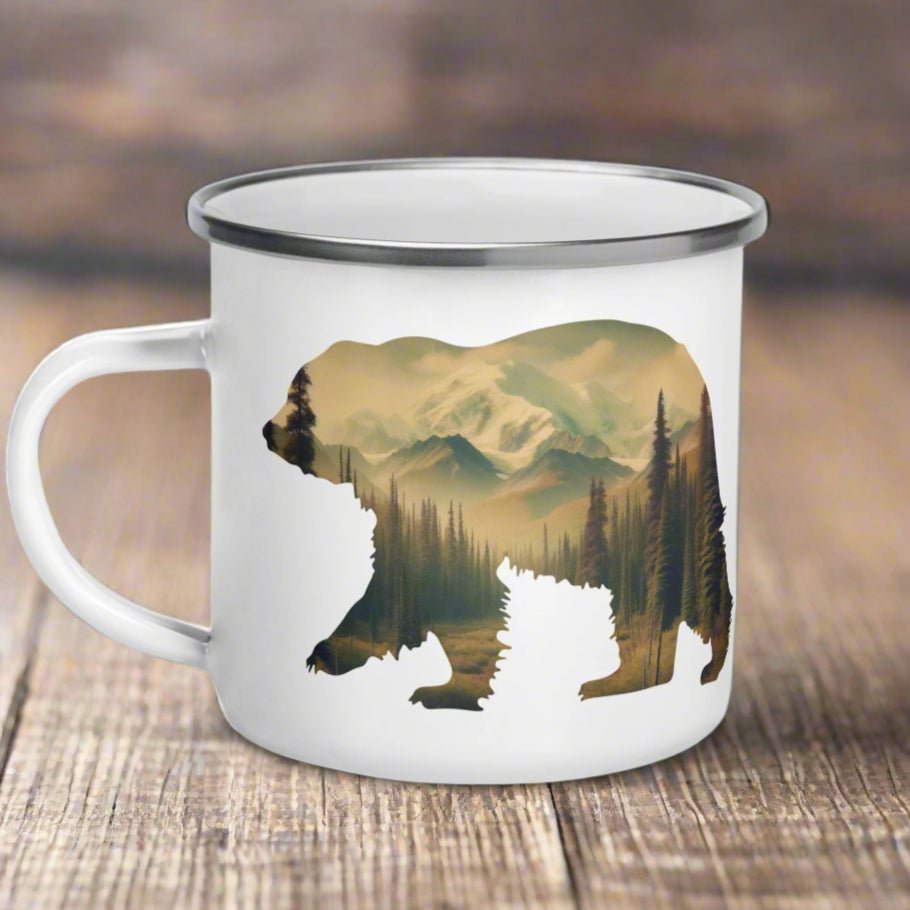 Denali National Park mountain bear durable camp mug primary product view